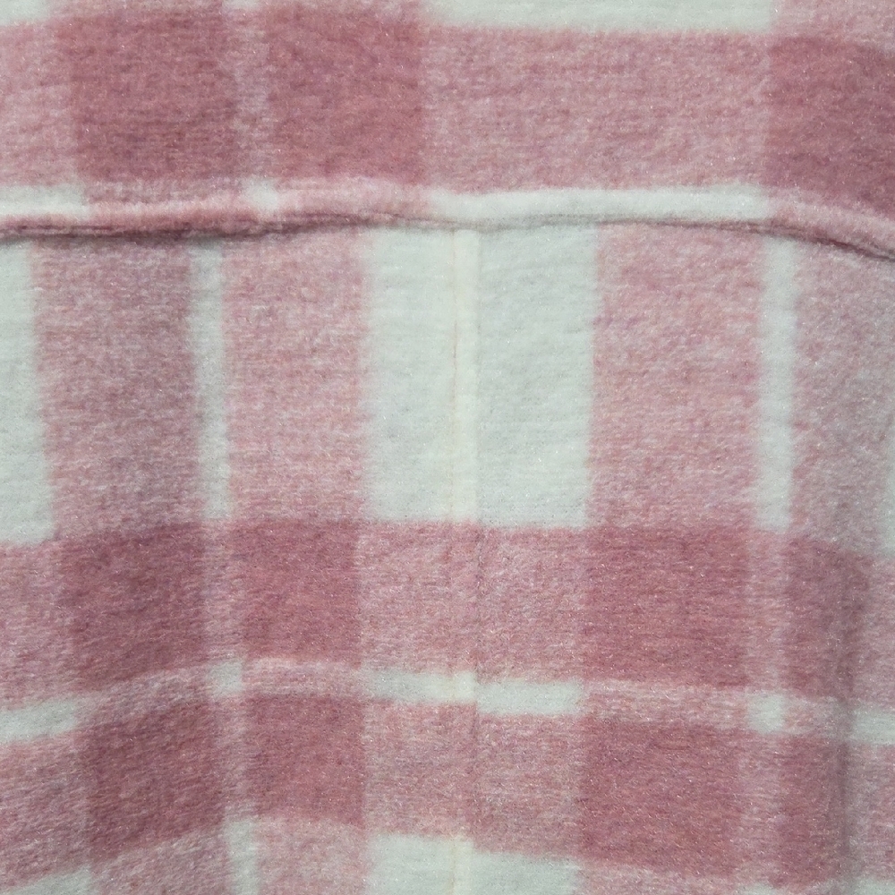 Universal Thread Holiday Rose Pink Plaid Jacket L - Picture 9 of 9